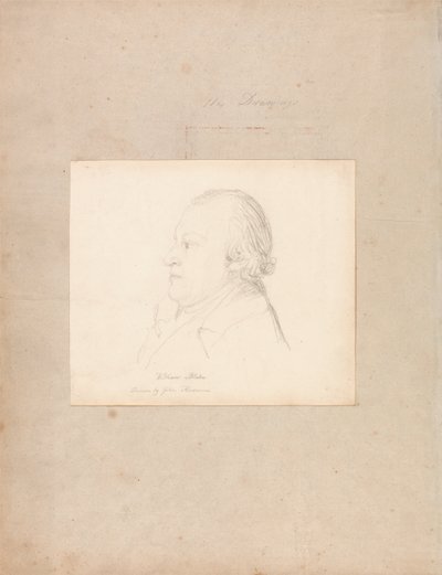 Portrait of William Blake by John Flaxman